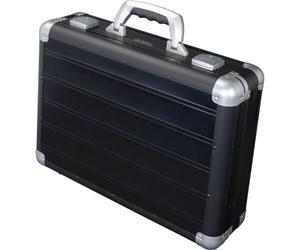 Jüscha ALUMAXX Attaché Laptopkoffer VENTURE Aluminium Aktenkoffer Pilotenkoffer Aluaktenkoffer schwarz matt 45164 - 45164