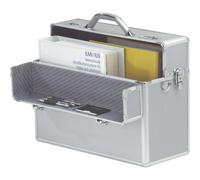 Alumaxx Alpha Schnappverschluss Aktentasche Aluminium Silber 45100