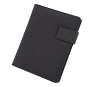 Jüscha STOP Schreibmappe A5 RPET anthrazit Businessmappe Konferenzmappe recyceltes PET 46222 - 46222