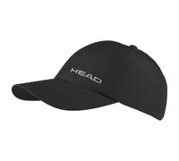 HEAD Kappe Kids Pro Player – UV-Schutz, Klettverschluss – Schwarz Einheitsgröße