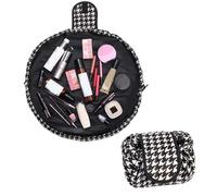 Juguta Kosmetiktasche, Große Kapazität Make Up Tasche Mit Cord, Tragbare Reise Makeup Tasche Schminktasche Damen, Kosmetikbeutel Für Reisen Damen, One-Step Organizer,Valentinstagsgeschenk