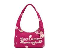 Juicy Couture Daisy For Juicy Hobo Schultertasche mit Blumen-Logo, Handtasche, Reißverschluss, für den Alltag, Raspberry Tart, Einheitsgröße