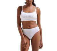 Juicy Couture Damen Diamante Bralette & Brief Unterwäsche bügellosem BH und Slip für Sport Freiteit u. Fitness in versch. Farben Dessous-Set, White, Standard