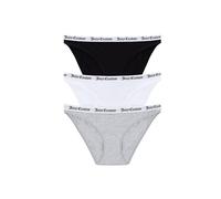 Juicy Couture Damen Diddy Cotton Brief 3-Pack Multipack - Unterwäsche Pack für Sport Freizeit Fitness aus Baumwolle in Versch. Farben Unterwäsche (3er Pack)