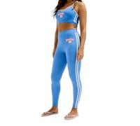 Juicy Couture Damen ICON High Waist Trainingshose für Sport Freizeit Fitness mit Kordelzug in versch. Farben Leggings, Regatta, L