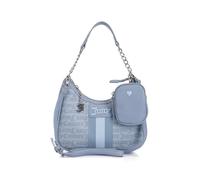 Juicy Couture Damen State of My Heart Umhängetasche, stilvolle & vielseitige Designer Geldbörse für Alltag, dusty blue, Medium