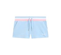 Juicy Couture Damen Velour Stripe Lässige Shorts, Powder Blue, XS