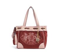 Tragetasche JUICY COUTURE "DAYDREAMER L. DOUBLE HANDLE BAG Damen", Damen, Gr. ONESIZE, rot (dunkelrot), Polyester, Polyurethan, Taschen, Tragetasche Damen, Shopper, Einkaufstasche, Fashion, Lifestyle,