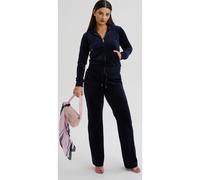 Sweathose JUICY COUTURE "DEL RAY Damen", Mädchen, Gr. XS, EURO-Größen, night sky, 95% BAUMWOLLE 5% ELASTAN, normal, Hosen Sweathose, Trainingshose Damen, Sweathose, Velour, Jogginghose mit Glitzer, Sa