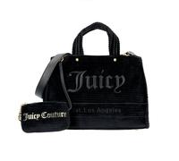 Juicy Couture Iris Velvet Stripes Handtasche 32 cm schwarz