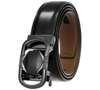 JUJNTNT Herrengürtel mit automatischer Schnalle und Ratschenverschluss, luxuriös, lässig (125 cm, Stil 15)