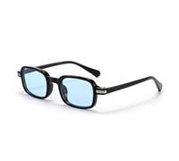 JUJNTNT Klassische quadratische Sonnenbrille für Damen und Herren, Retro-Stil, UV400-Schutz, trendige, leichte Sonnenbrille mit dunklen Gläsern, geeignet für Outdoor-Aktivitäten, C3, Einheitsgröße