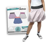 JULENDO Schnittmuster Ballonrock Jasmin Gr. 34-42 | Papierschnittmuster für Damen mit Nähanleitung