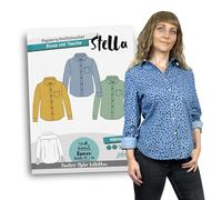 JULENDO Schnittmuster Damen Bluse, Gr. 32-54 | Papierschnittmuster für Frauen - Bluse mit Nähanleitung