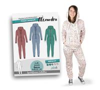 JULENDO Schnittmuster Fitted Jumpsuit Alexandra Gr. XS - 4XL | Papierschnittmuster mit Nähanleitung