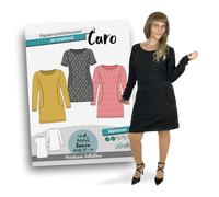 JULENDO Schnittmuster Jerseykleid Caro Gr. 32-54 | Papierschnittmuster für Damen mit Nähanleitung