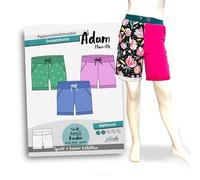 JULENDO Schnittmuster Kinder Shorts Adam Mini-Me Gr. 92/98 bis 164/170 | Papierschnittmuster für Kinder mit Nähanleitung (Sprache: deutsch)