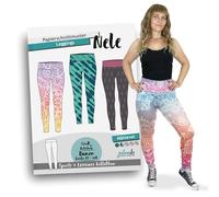 JULENDO Schnittmuster Leggings Nele Gr. XS - 4XL | Papierschnittmuster für Damen mit Nähanleitung