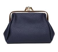 Julia Buxton Pebble Veganes Leder Dreifachrahmen, Tiefes Blau, Einheitsgröße, Münzgeldbörse