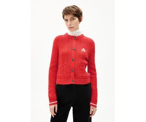 JULIAANAS CABLE STRICKJACKE | Aus 100% Bio-Baumwolle - mehrfarbig (XL)