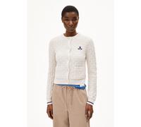 JULIAANAS STRUCTURE STRICKJACKE | aus 100% Bio-Baumwolle - beige (XS)