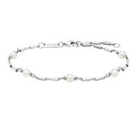 Julie Julsen Armband 925/- Sterling Silber Perle 19Cm Glänzend