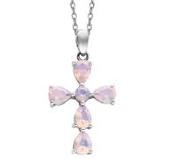 Julie Julsen Halskette - Kreuz - JJNE31039.1P rosa