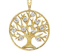 Julie Julsen Halskette - Lebensbaum - JJNE01392.3 gold