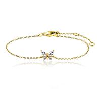 Julie Julsen Armband - BUTTERFLY KIDS - JJKBR34457-G gold
