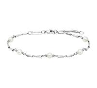 Julie Julsen Armband 925/- Sterling Silber Perle 19Cm Glänzend