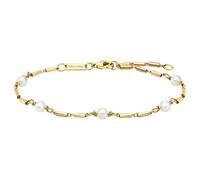 Julie Julsen Armband 925/- Sterling Silber Süßwasserperle 19Cm Glänzend
