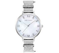Julie Julsen Charming Damenuhr in 36mm - Edelstal mit synthetischen Zirkonia besetzt - Mineral Glas - 3 bar Analog…