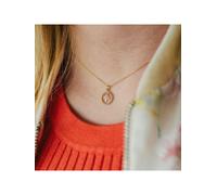 Julie Julsen Collier 925/- Sterling Silber vergoldet mit beweglichem Baum Einheitsgröße