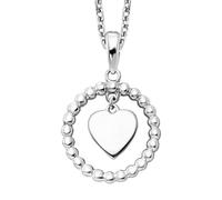 Julie Julsen Damen Schmuck Halskette mit Anhänger aus rhodiniertem 925 Sterling Silber| Silber-Kette als Geschenk für Frauen und Mädchen zum Geburtstag, Jahrestag, Hochzeitstag, Weihnachten…