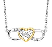 Julie Julsen Halskette - INFINITY LOVE - JJNE01104.13 bicolor