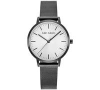 Julie Julsen Damen Uhr - Elegante Edelstahl Armbanduhr mit weißem Zifferblatt - Edelstahl und Minralglas im 32mm - Wasserdicht: 3 ATM - Analog