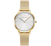 Julie Julsen Damen Uhr - Elegante Edelstahl Armbanduhr mit weißem Zifferblatt - Edelstahl und Minralglas im 32mm - Wasserdicht: 3 ATM - Analog