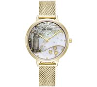 Julie Julsen Damenuhr Edelstahl Quarzwerk gelb vergoldet Damen