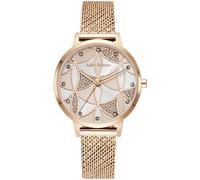 Julie Julsen Damenuhr Zirkonia Edelstahl Quarzwerk rot (Uhren) Damen