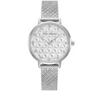 Julie Julsen Damenuhr Zirkonia Edelstahl Quarzwerk weiß Damen