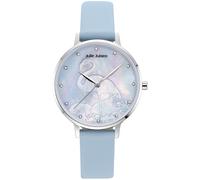 Julie Julsen Damenuhr Zirkonia Metall Quarzwerk Silbergrau Damen