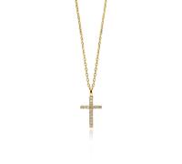 Julie Julsen Halskette - SPARKLING CROSS KIDS - JJKNE33856-G gold