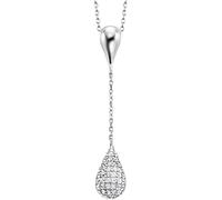 Julie Julsen JJNE33815S Damen Collier Sterling-Silber 925 Silber weiß Zirkonia 43 cm