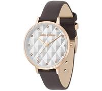 Julie Julsen JJW1252RGL-13 Pillow rosé Mocca Uhr Damenuhr Leder Analog braun