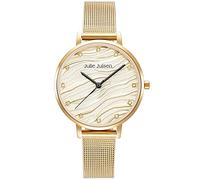 Julie Julsen JJW1396YGME Wave Uhr Damenuhr Edelstahl vergoldet 3 bar Analog Gold