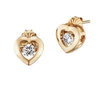 Julie Julsen Ohrstecker - Dancing Stone - Herz - JJER0196.3 gold