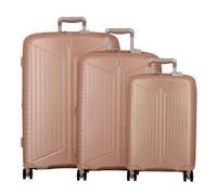 Jump Evae 4 Rollen Kofferset 3-teilig mit Dehnfalte pale pink (TAS037956)