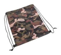 JUMPLAWN 2 Stück-pack Große Turnbeutel mit Kordelzug aus Robustem Polyester im Camouflage Design Zuverlässige Sportrucksäcke für Ausflüge und Kurze Reisen