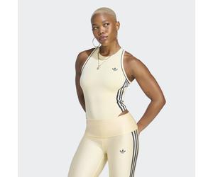 Jumpsuit ADIDAS PERFORMANCE "ADIDAS ORIGINALS SPORTBODY", Damen, Gr. L, N-Gr, warm vanilla, Obermaterial: 79% Polyester, 21% Elasthan, Rundhals, Overalls Jumpsuit (13912147-L) warm vanilla