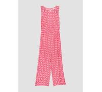 Jumpsuit aus Crinkled Viskose im Loose Fit mit Rücken-Cut-Out 170 pink|mehrfarbig 2166799.44A2.170